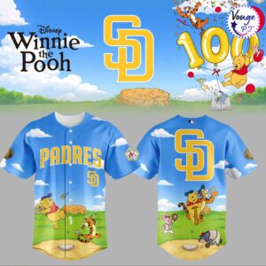 San Diego Padres x Winnie the Pooh 100 Year Jersey