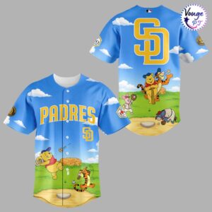 San Diego Padres x Winnie the Pooh 100 Year Jersey 2