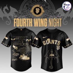San Francisco Giants Fourth Wing Night Jersey – Dragon Graphics & Quotes Edition