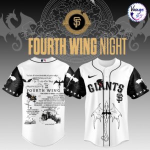 San Francisco Giants Fourth Wing Night Jersey Dragon Graphics Quotes Edition 2
