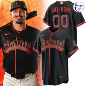 San Francisco Giants Los Gigantes Personalized Baseball Jersey