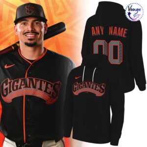 San Francisco Giants Los Gigantes Personalized Hoodie
