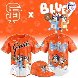 San Francisco Giants x Bluey Night Limited Edition Baseball Jersey
