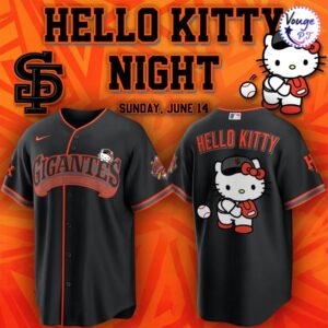 San Francisco Giants x Hello Kitty Special New Edition 2026 Jersey