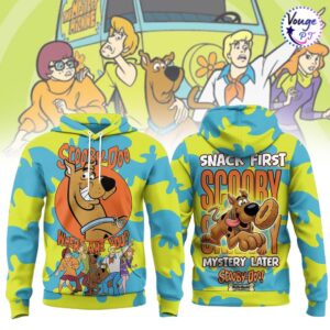 Scooby Doo Where Are You Snack First Mystery Later Hoodie 3