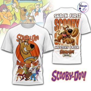 Scooby Doo Where Are You Snack First Mystery Later T Shirt 2