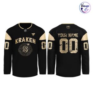 Seattle Kraken Fourth Wing Night Hockey Jersey 2