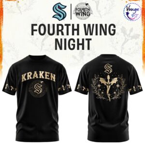 Seattle Kraken Fourth Wing Night T-Shirt