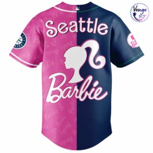 Seattle Mariners x Barbie Night 2026 Limited Editions Jersey 3
