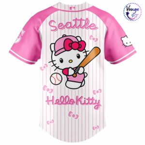 Seattle Mariners x Hello Kitty 2026 Baseball Jersey 6