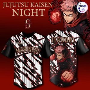 Seattle Mariners x Jujutsu Kaisen Night x Itadori 2026 Baseball Jersey