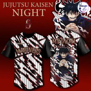 Seattle Mariners x Jujutsu Kaisen Night x Megumi 2026 Baseball Jersey