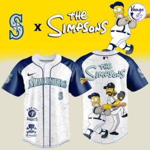 Seattle Mariners x MLB x The Simpsons 2026 Edition Baseball Jersey