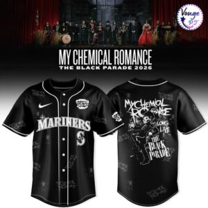 Seattle Mariners x My Chemical Romance The Black Parade 2026 Jersey 2