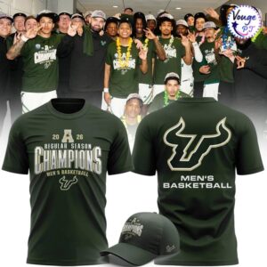 South Florida Bulls Mens Basketball New T Shirt 2