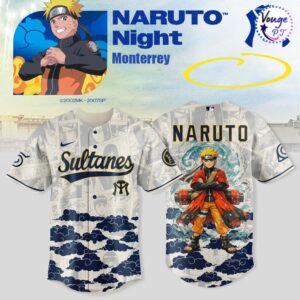 Sultanes de Monterrey x Naruto Night 2026 Baseball Jersey 2