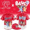 Worcester Red Sox x Bluey Night Limited Edition Baseball Jersey
