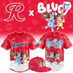 Tacoma Rainiers x Bluey Night Limited Edition Baseball Jersey 1