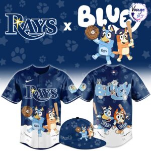 Tampa Bay Rays x Bluey Night Limited Edition Baseball Jersey
