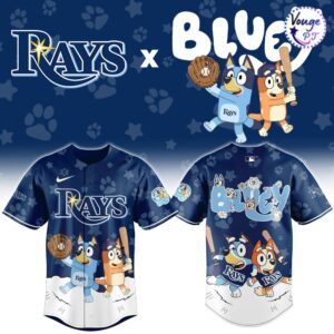Tampa Bay Rays x Bluey Night Limited Edition Baseball Jersey 2
