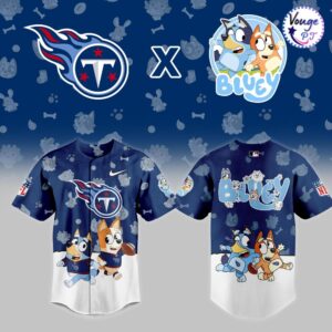 Tennessee Titans x Bluey Night Limited Edition Jersey 2