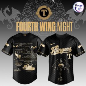 Texas Rangers Fourth Wing Night Jersey – Dragon Graphics & Quotes Edition