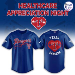 Texas Rangers Healthcare Appreciation Night Baseball Jersey