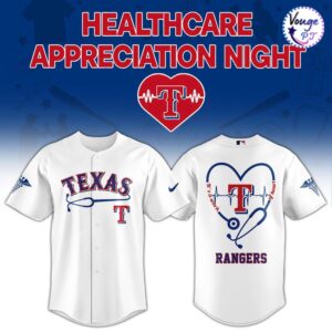 Texas Rangers Healthcare Appreciation Night Limited Baseball Jersey 2