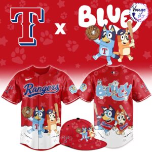 Texas Rangers x Bluey Night Limited Edition Baseball Jersey