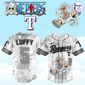 Texas Rangers x One Piece 2026 Baseball Jersey 2