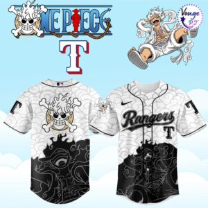 Texas Rangers x One Piece 2026 Limited Edition Baseball Jersey 2