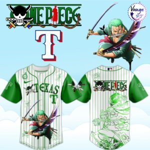 Texas Rangers x One Piece 2026 Limited Edition Baseball Jersey 3