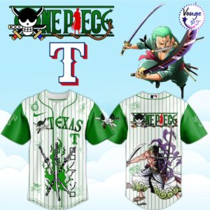 Texas Rangers x One Piece 2026 Limited Edition Baseball Jersey 4