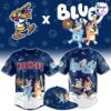 Worcester Red Sox x Bluey Night Limited Edition Baseball Jersey