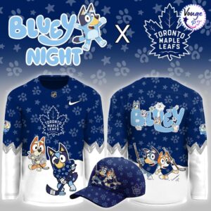 Toronto Maple Leafs x Bluey Night Limited Edition Hockey Jersey