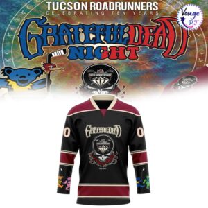 Tucson Roadrunners Grateful Dead Night Custom Hockey Jersey 2