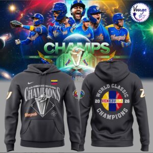Venezuela 2026 World Baseball Classic Champions Hoodie 3