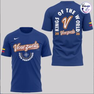 Venezuela 2026 World Baseball Classic Champions Limited T Shirt 4