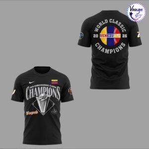 Venezuela 2026 World Baseball Classic Champions T Shirt 2
