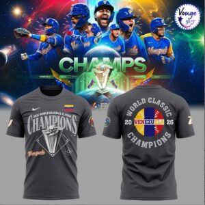 Venezuela 2026 World Baseball Classic Champions T Shirt 3