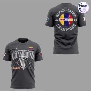 Venezuela 2026 World Baseball Classic Champions T Shirt 4