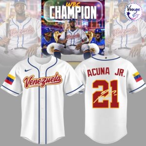 Venezuela Baseball x Acuna JR World Baseball Classic Jersey 1