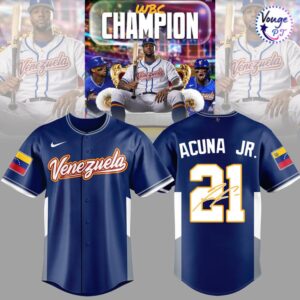 Venezuela Baseball x Acuna JR. World Baseball Classic Jersey 2