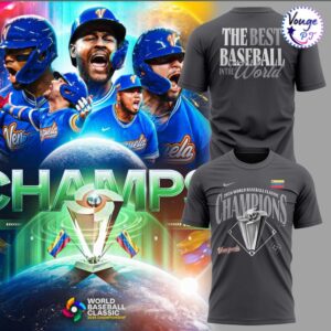 Venezuela World Baseball Classic Champions Limited Edition T Shirt 3