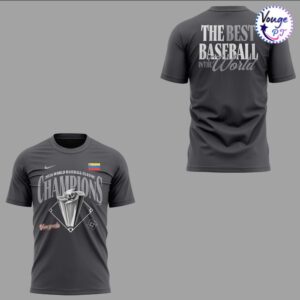 Venezuela World Baseball Classic Champions Limited Edition T Shirt 4