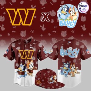 Washington Commanders x Bluey Night Limited Edition Jersey