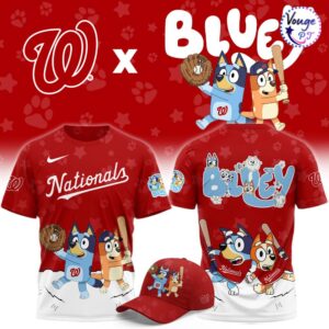 Washington Nationals Bluey Night Game T-Shirt