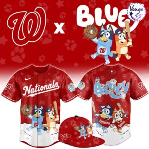 Washington Nationals x Bluey Night Limited Edition Baseball Jersey