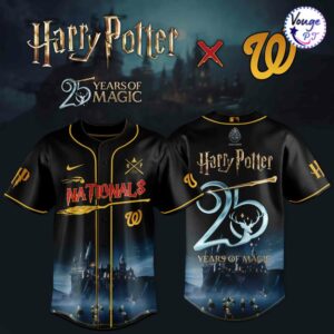 Washington Nationals x Harry Potter – 25 Years of Magic Baseball Jersey