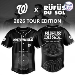 Washington Nationals x Rüfüs Du Sol 2026 Tour Jersey